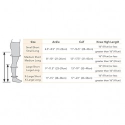 15-20 mmHg Opaque Knee High Short Open-Toe, for men & Women, Small Short Black