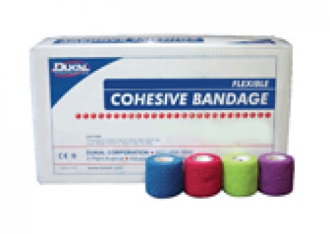 Cohesive Bandege, Assorted Color, 1"  Non-Sterile,