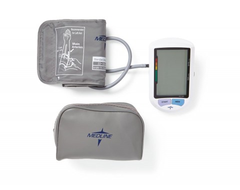 Automatic Digital BP Monitor W/Adult Cuff & Carring Case, Medline