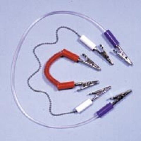 Bib Clips Chain 20/bx Assorted 4 Colors