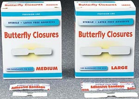 Butterfly Wound Closures Medium 100/Bx 24Bx/Cs