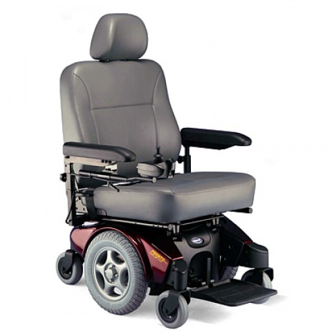 Invacare Power Chair, Gray M94, Wt. Cap 500Lbs