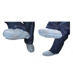 Shoe Covers, Non-Skid, Blue, X-lg. Size