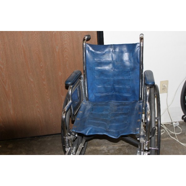 Used Wheel Chair Invacare Tracer SX 16" Dark Blue Chandler Medical